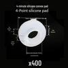High-Temp Resistant Silicone Convex Washer for 4/6-Point Shower Hose with Mid-Convex Gasket