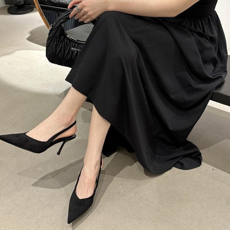 Women's High Heeled Sandals Sexy Leopard Print Sandals Suede Design Pointed Toe High Heel Sandals for Women Banquet Party Sandal