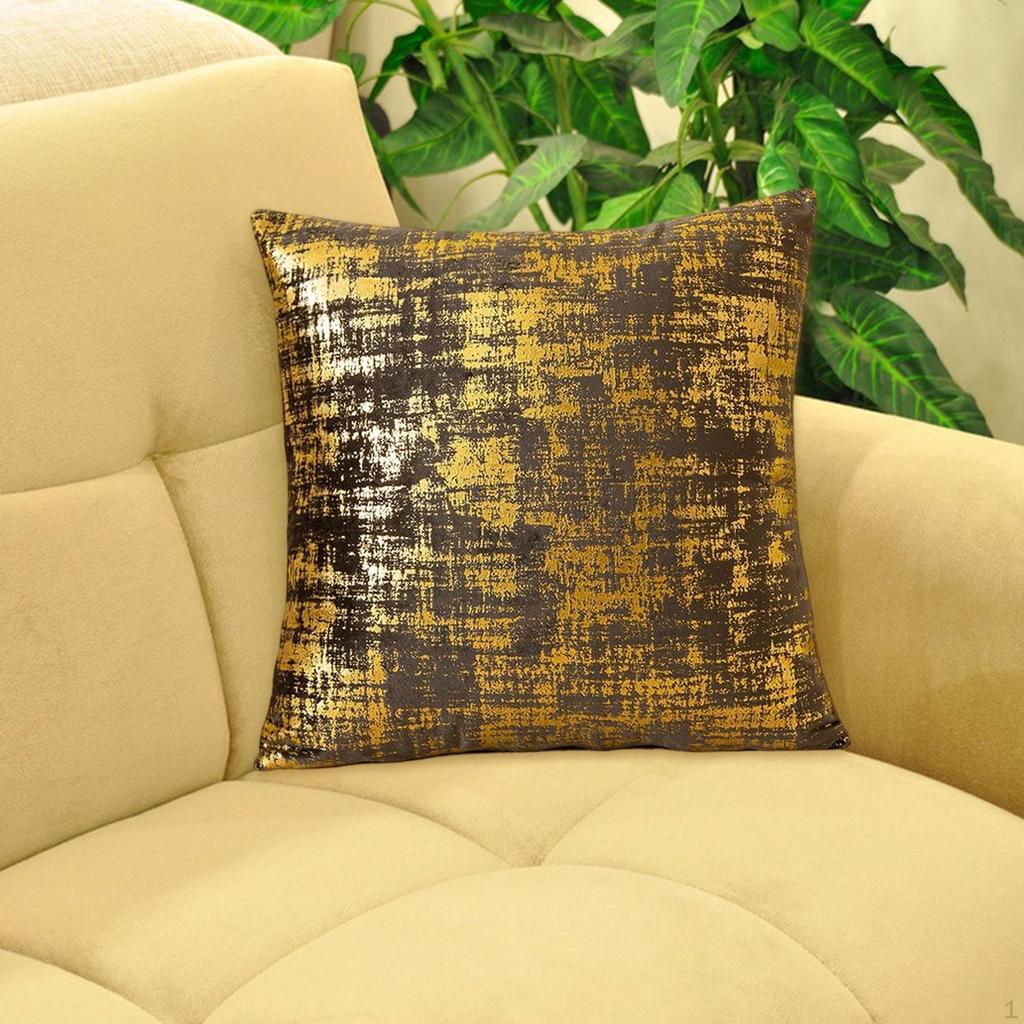 Throw Pillow Cover 17x17 Inch Washable Cushion Luxury for Hotel Farmhouse Sofa Office