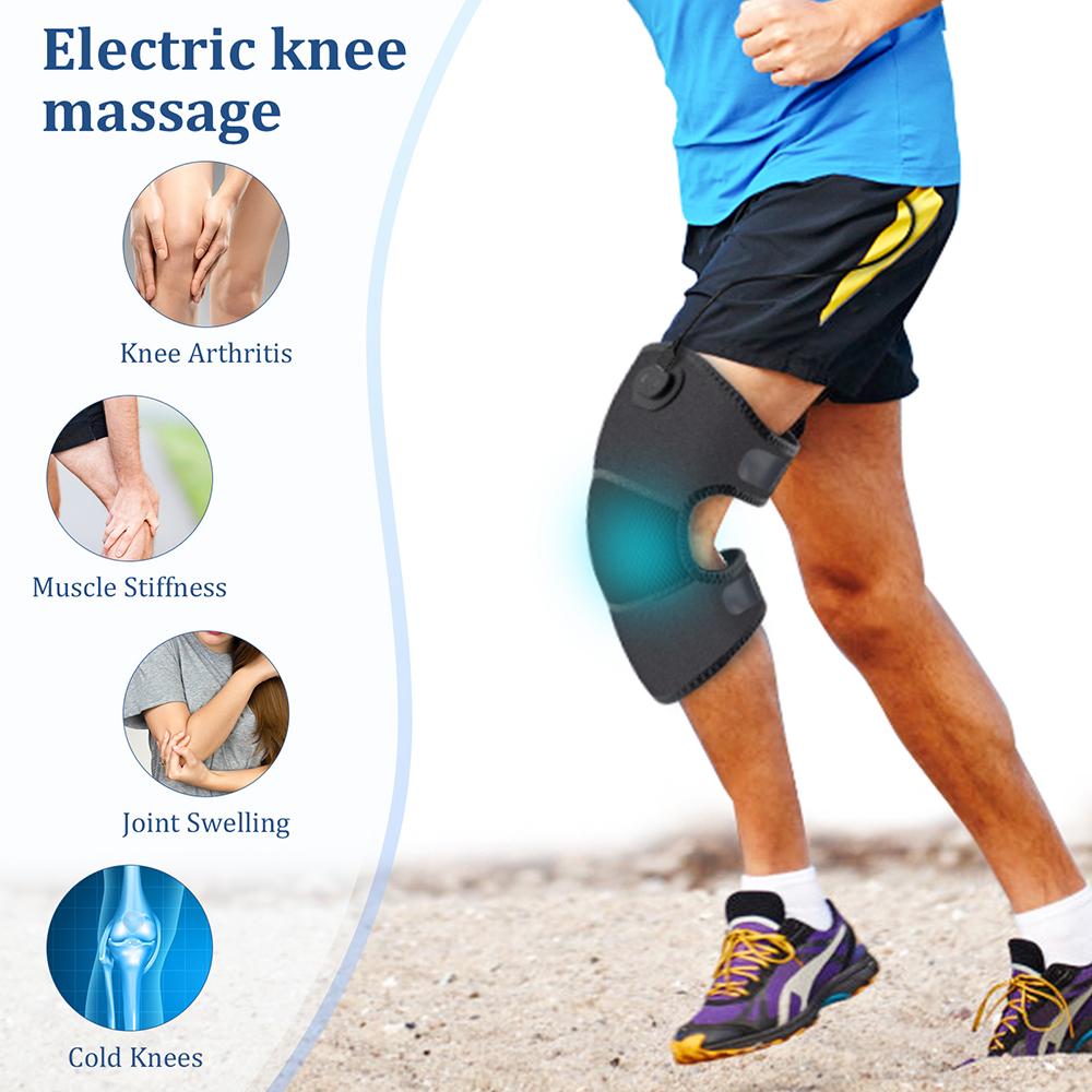 Electric Knee Massager Shoulder Elbow Massager 3 Modes Vibration Knee Masajeador Knee Relaxation Air Pressure Kneading Massage
