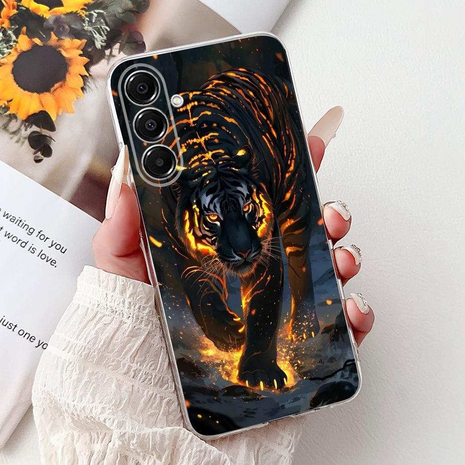 For Samsung Galaxy A17 5G Case SM-A176B New Cat Butterfly Painted Cover Soft Slim Phone Case For Samsung A17 A 17 5G Fundas Bags