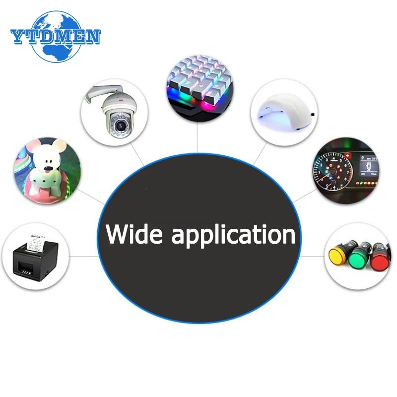 100pcs SMD LED 0805 Ultra Bright Light Emitting Diode Assorted Kit Red Blue Yellow White Green DIY Kit