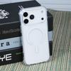 Shockproof Armor for Magsafe Case for iPhone 17 Air 16 15 14 13 12 11 Pro Max Plus 17ProMax Soft+Hard Transparent Original Cover