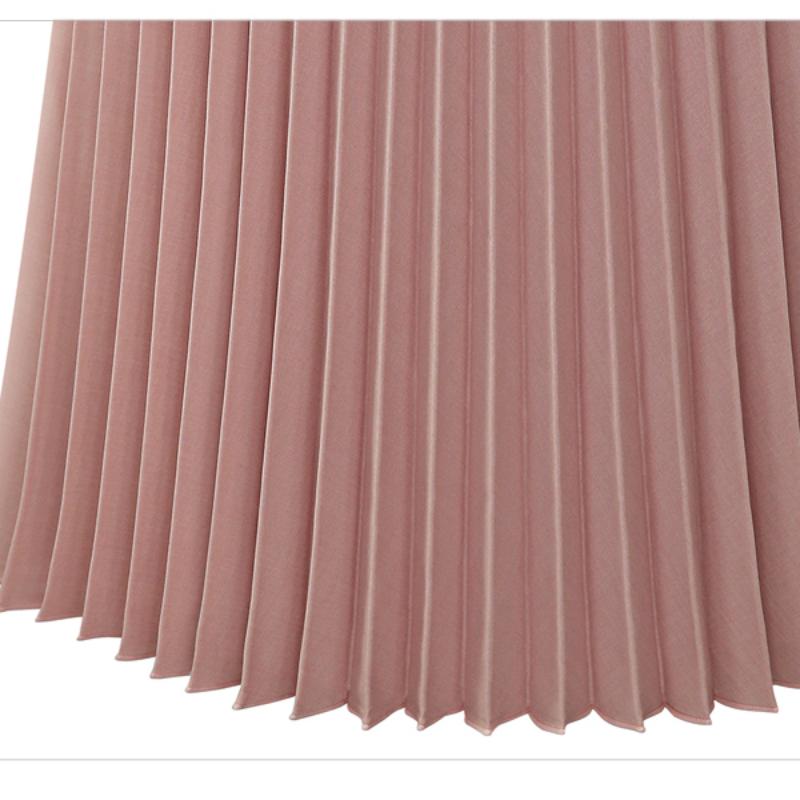 Dámská točivá sukně Středně dlouhá plisovaná sukně Elastický vysoký pas Zeštíhlující Volná sukně