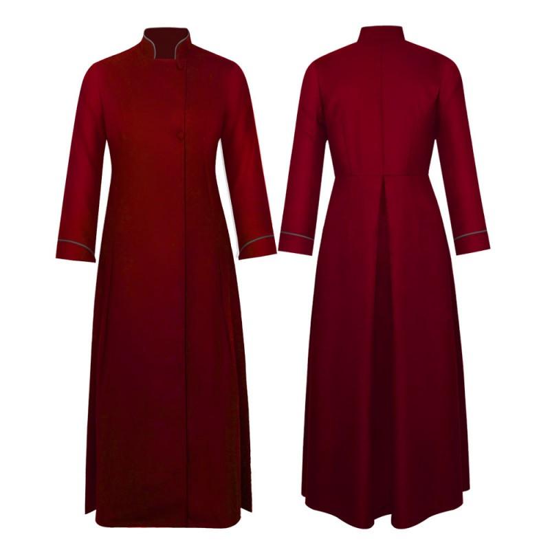Halloween Priest Cosplay Costume Medieval 4-Color Father Role Play Outfit