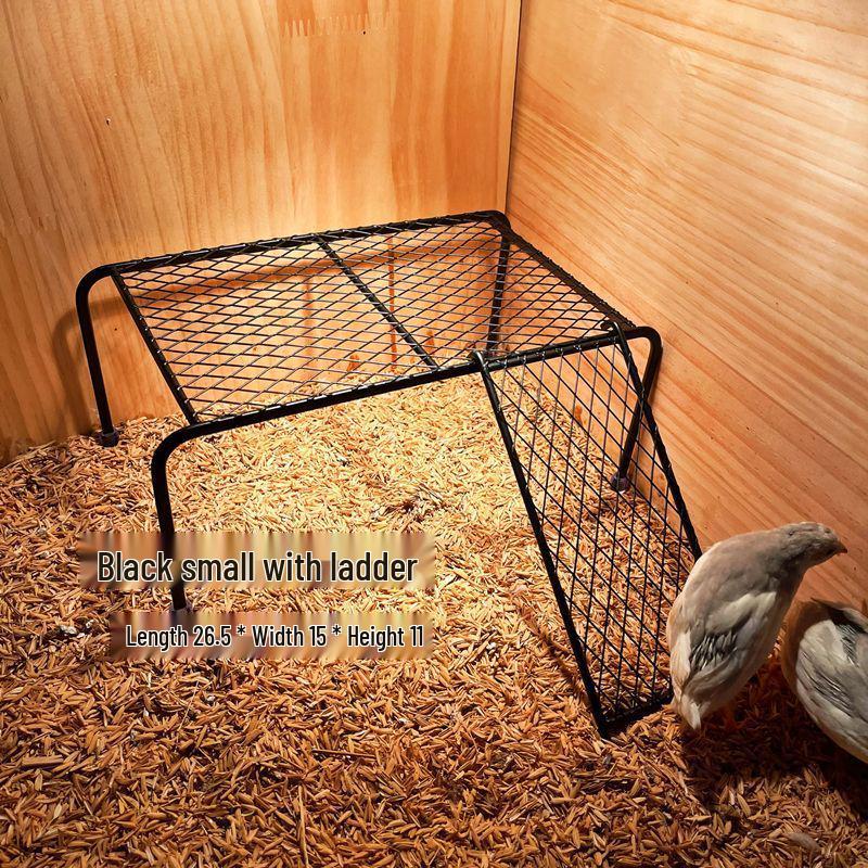 Rooster Ornament Shelf & Chicken Coop Feeder Platform