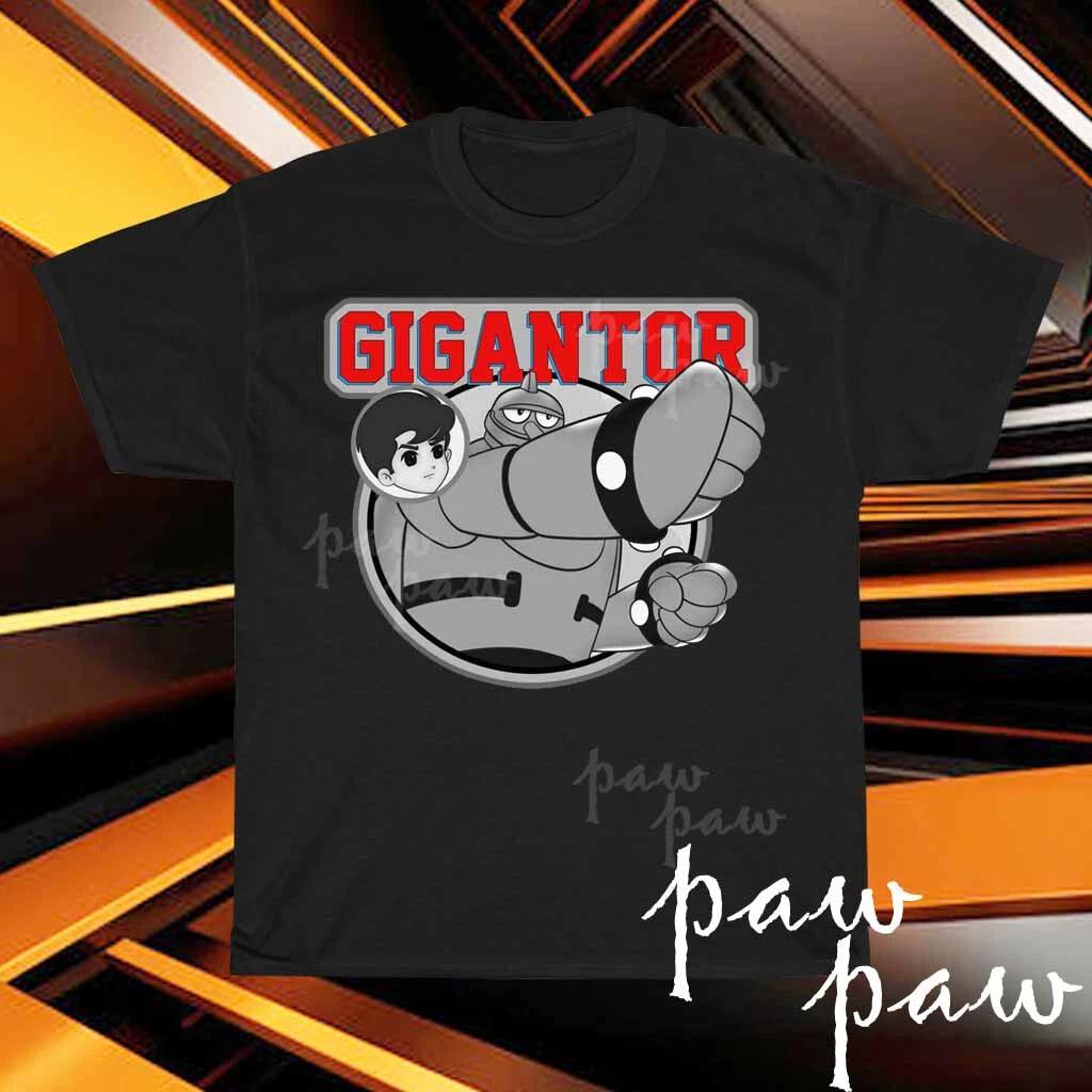 Gigantor Robot Cartoon Logo Funny Logo American T-Shirt Funny Size S to 5XL XXXL