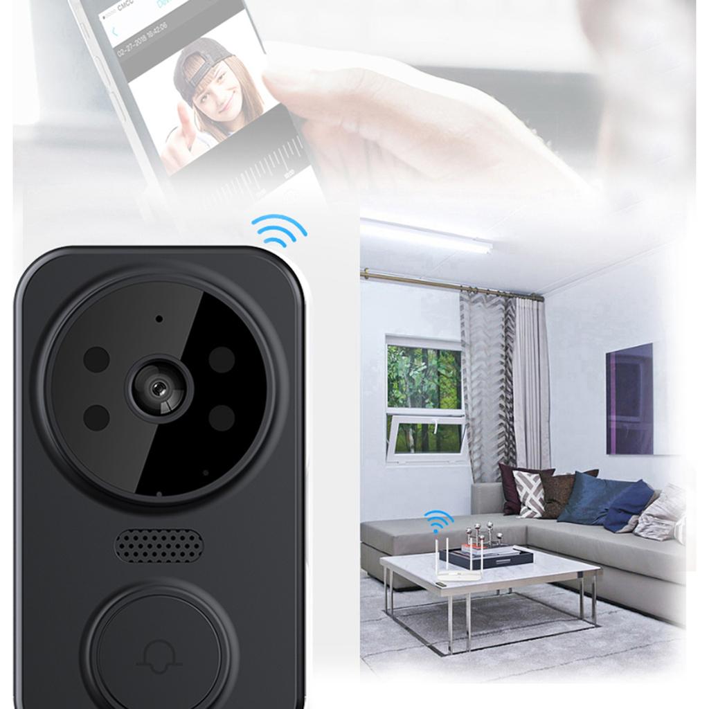 WiFi Intelligente Visuelle Türklingel Neue M8 Wireless Remote Video Hause Und Kommerziellen Perforieren APP Kamera Echtzeit Monitor