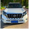 Headlight Eyebrow Trim For Toyota Prado 150 2014 2015 2016 2017 Front Lamp Brow Molding Strip Chrome Styling Car Exterior Parts