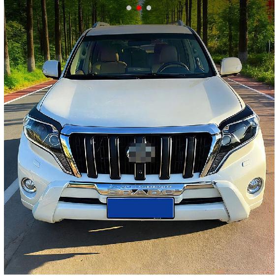 Headlight Eyebrow Trim For Toyota Prado 150 2014 2015 2016 2017 Front Lamp Brow Molding Strip Chrome Styling Car Exterior Parts
