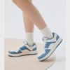 Anta Comfortable Versatile Durable Lightweight Breathable Low-Top Skate Shoes Women sneaker White Blue 122438017R-2