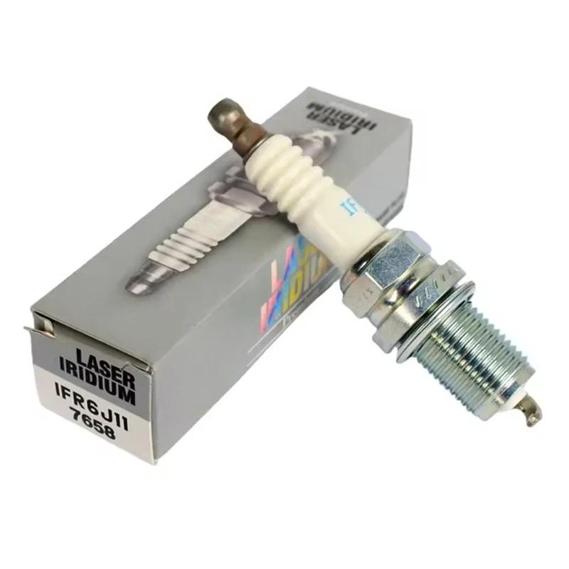 4Pcs 7658 IFR6J11 Iridium Spark Plug For Suzuki Liana Baleno Grand Vitara Ignis Jimny Swift SX4 Wagon R Fiat Sedici M16A M15A 4 PCS