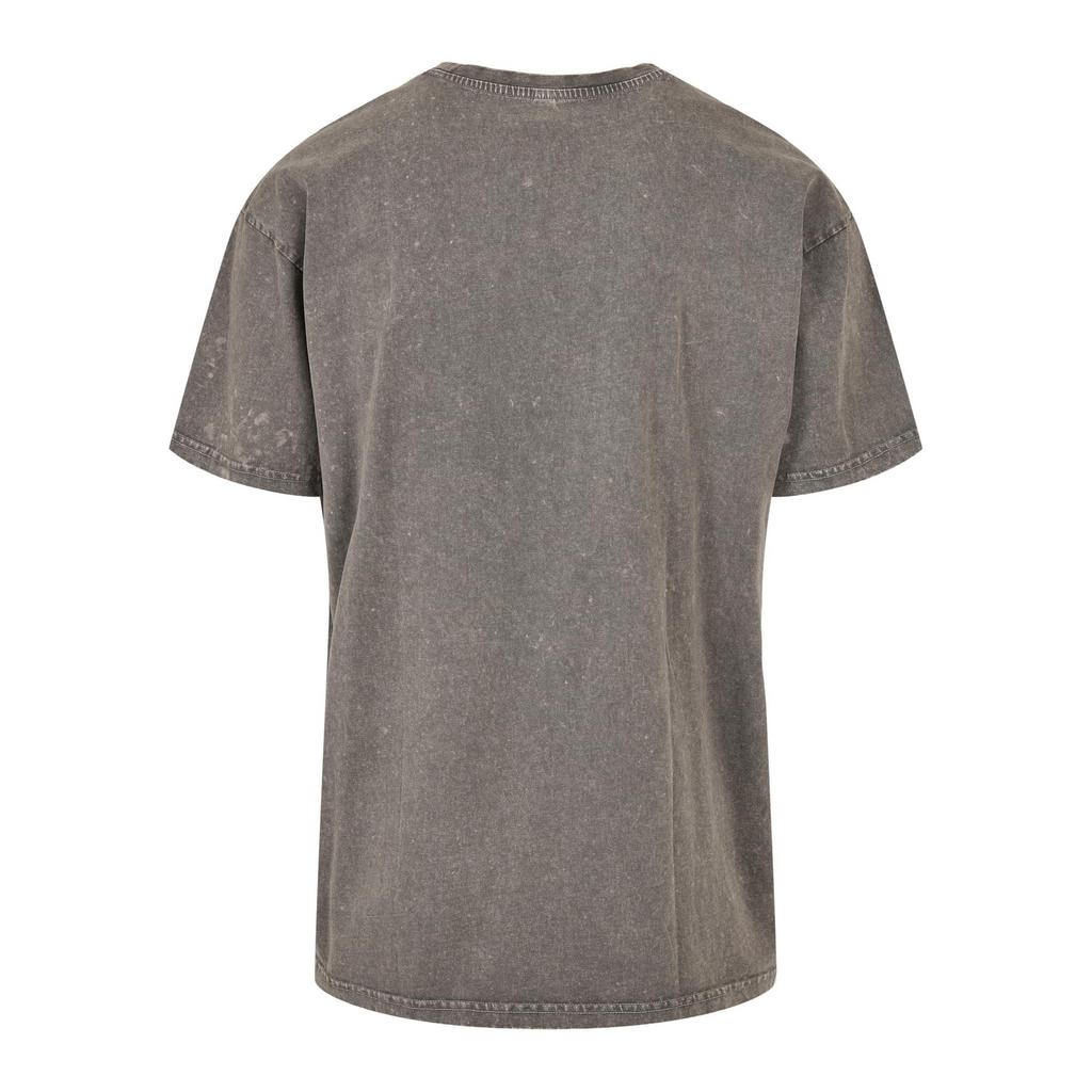 Build Your Brand Unisex Adult Acid Wash Heavy Oversized T-Shirt