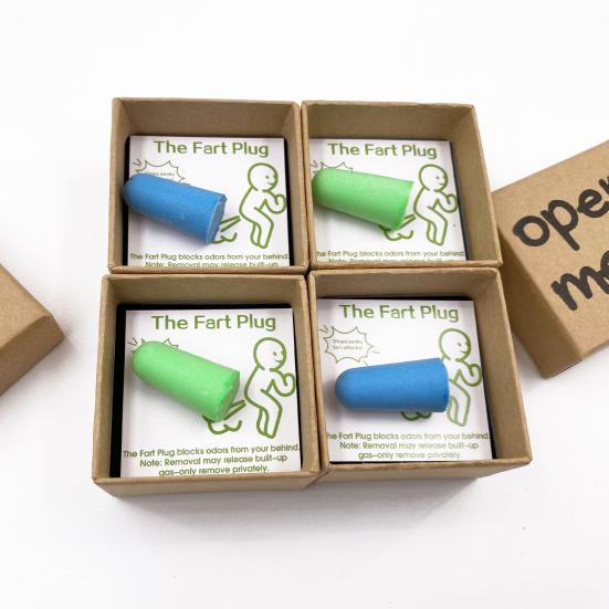 Zabawne Pudełko Prezentowe z Zatyczką na Bąki z Kartką Żarty na Prima Aprilis w Kartonowym Pudełku Zestaw Nowości Gag z Postaciami z Kreskówek i Zabawnymi Zwrotami dla Dorosłych