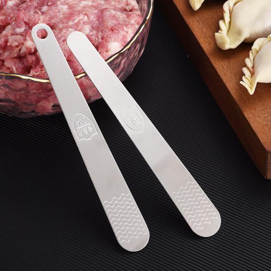 Dumpling Filling Spoon Food Grade Rust-proof Stainless Steel Dumpling Wonton Stuffing Spoon Kitchen Gadget for Home