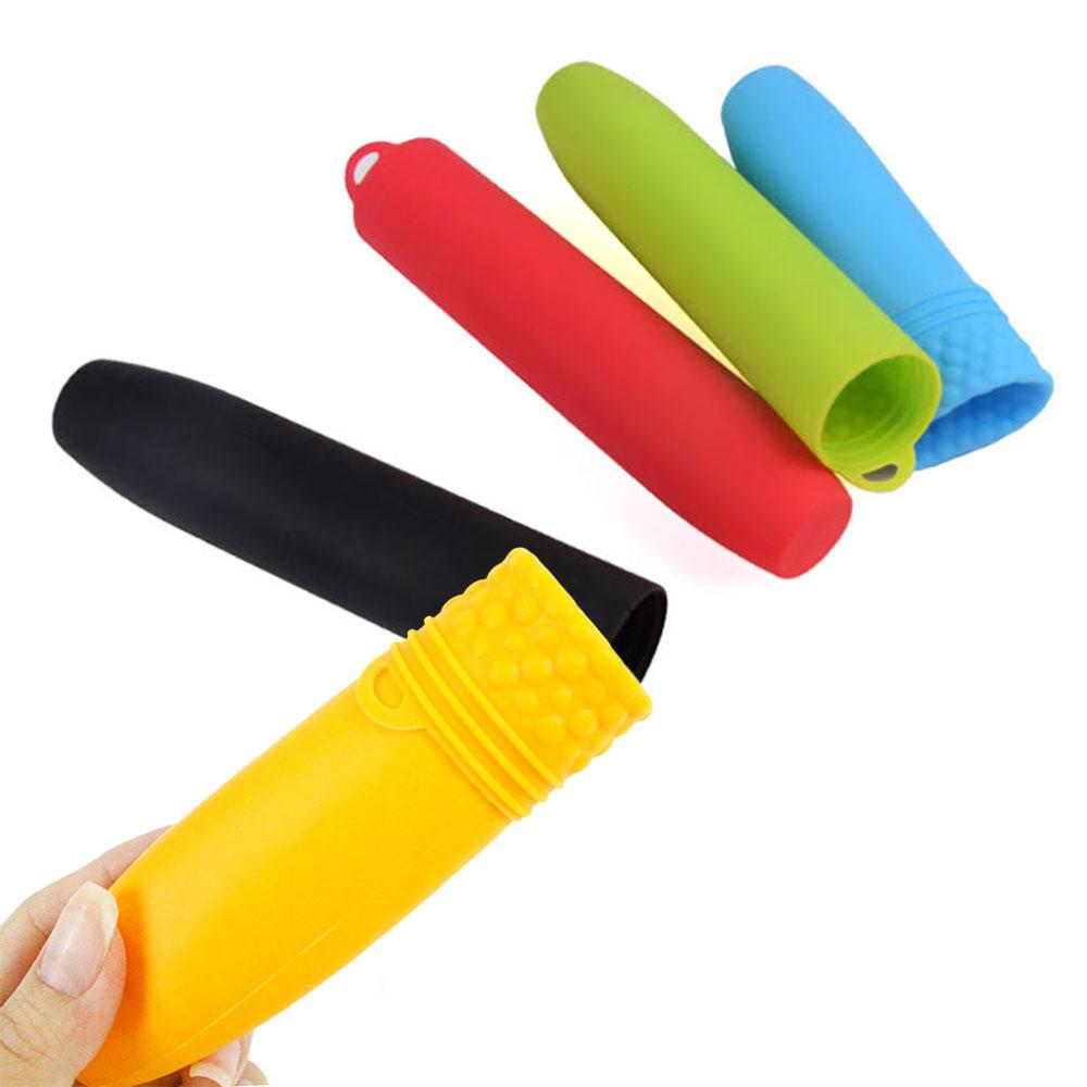 Silicone World Silicone Pot Handle Cover Saucepan Holder Sleeve Slip Cover Grip Cookware Parts Pan Handle Unique Kitchen Tools