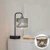 Vintage Lamp Shade Modern Drum Lampshade with Pattern Replacement Lamp Shade for E27 Table Lamp Floor Light