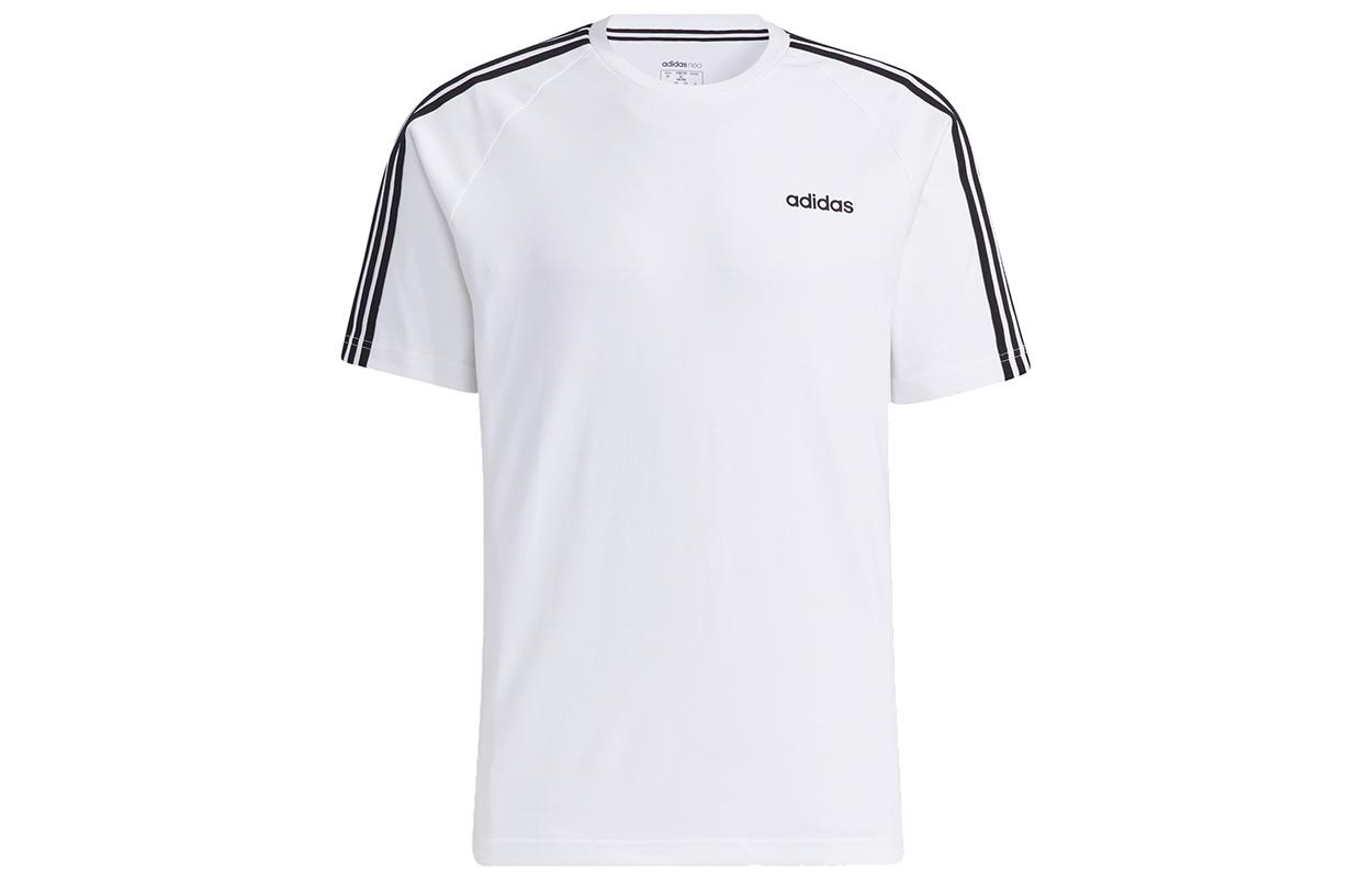 

Adidas Neo T Shirts Men s White Crew Neck Moderate Straight Fit GP4904 XL