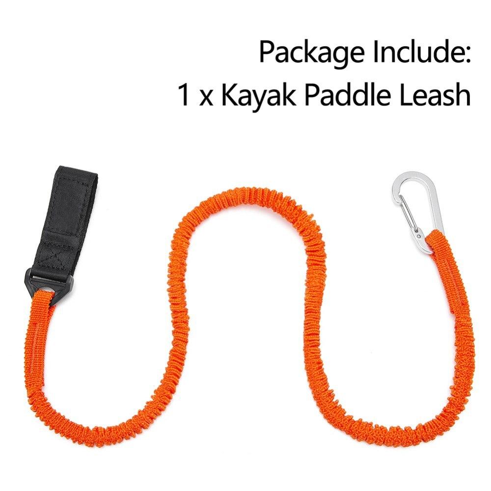 Kajakpaddel-Leine Verstellbar Verschleißfest für Kajak Kanu Dehnbar Kajakpaddel-Leine Paddelhalter Werkzeug-Lanyard
