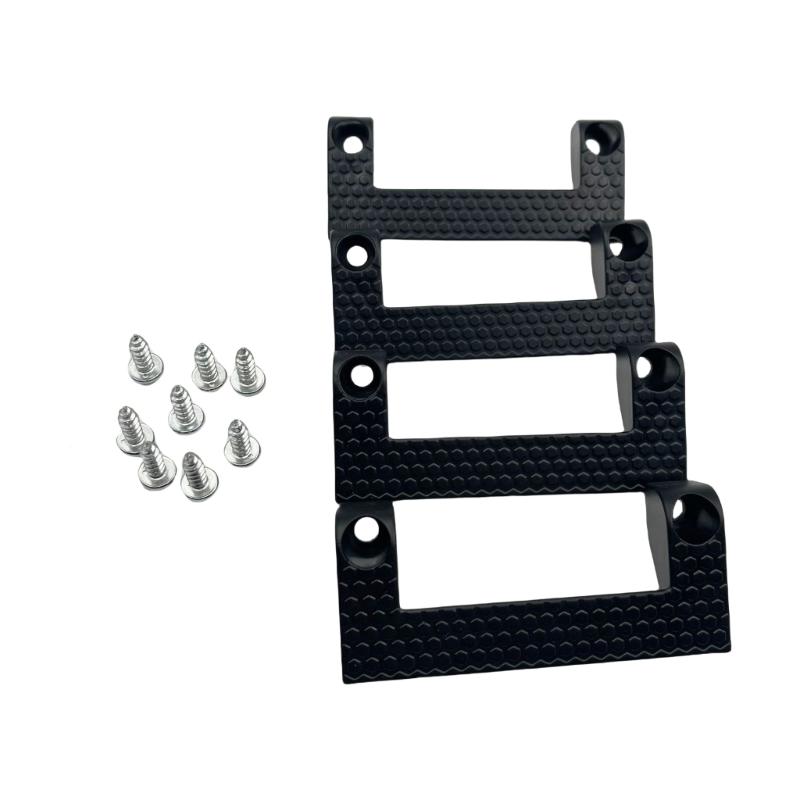 4pcs Universal Tape Measure Holder Rack Tool Storage Organizer Hanger for Garage and Workbench for Power Tool On Ladder