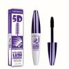 Waterproof Mascara Black Lengthening Volumizing Mascara Natural Long Lasting Smudge-Proof Mascara with Lash Primer