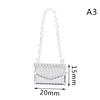 New 1/12 Doll Handbag Lady metal Bag Purse Accessories Dollhouse Kids Toy 2 Sizes