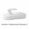 Flexible Handle Handheld Cleaning Brush Multi-purpose Ergonomic Design Sponge Scrubber Stain Removal Bendable Sponge