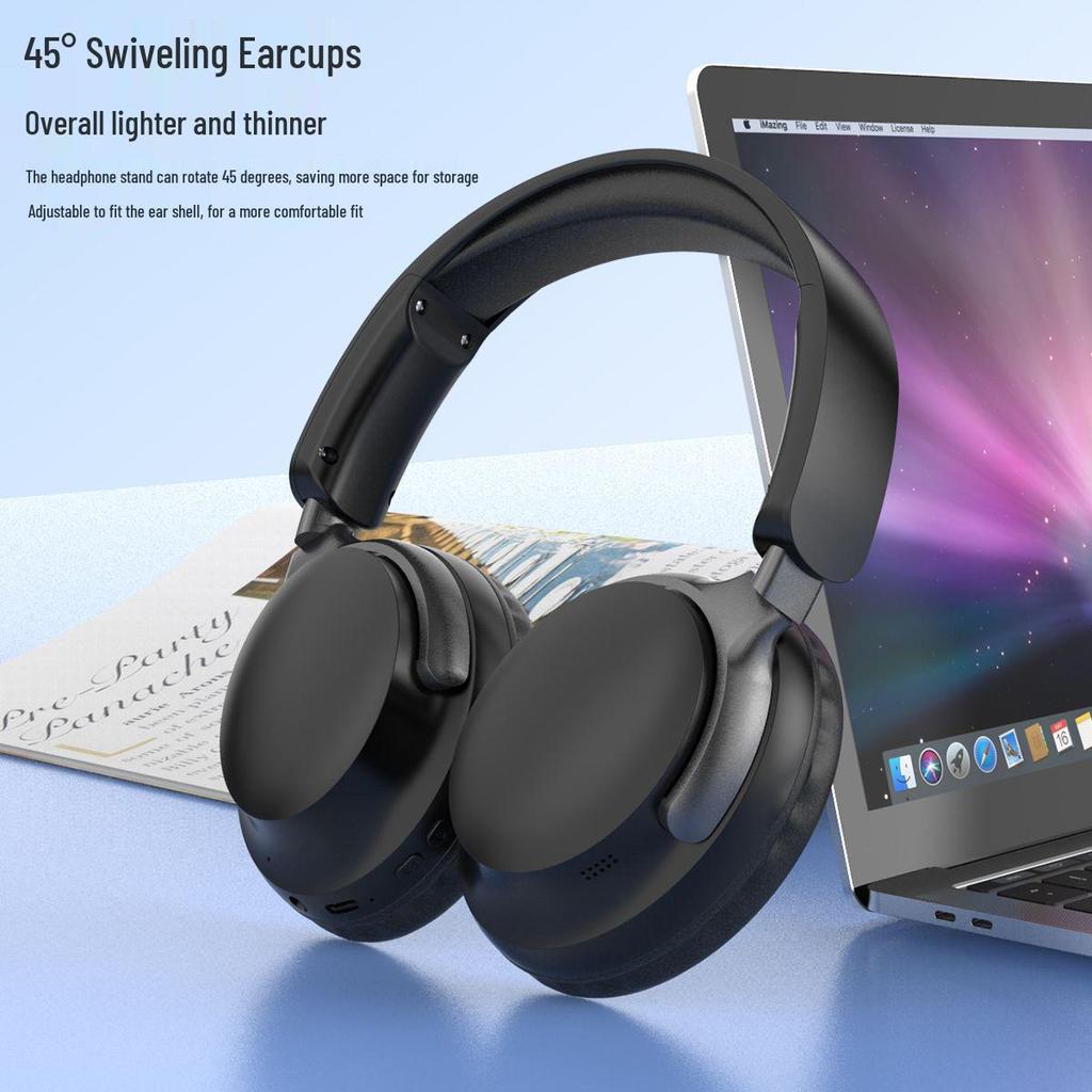 Foldable Bluetooth Over-Ear Headphones: Wired/Wireless, Dual Mode, 20-Hour Battery, Spatial Audio