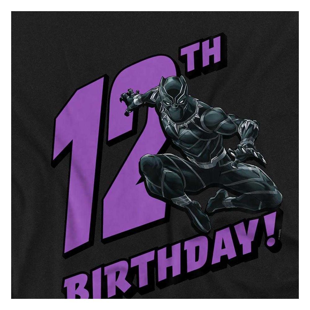 Black Panther Childrens/Kids 12th Birthday Sweatshirt