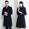 Toluoman Unisex 50% Wool Mid-Length Overcoat