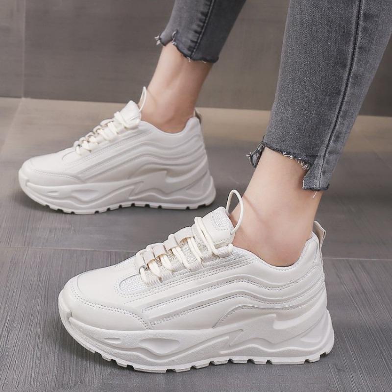 Dad shoes autumn new soft-soled women's casual sports shoes women's thick-soled heightening shoes women's shoes
