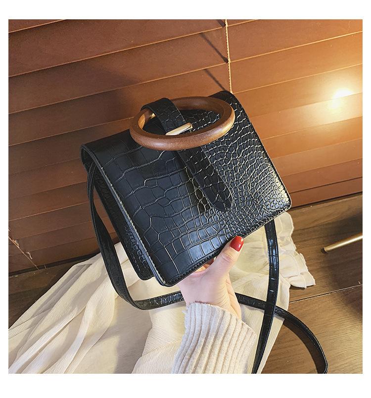 SCIONE Geantă de stil nou, model de piatră pentru femei, geantă pătrată mică, geantă de umăr de modă, geantă de mesager cu lanț