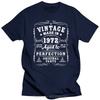 Vintage Made In 1972 Aged To Perfection Arigial Parts Birthday Decorations T-Shirt Men Funny Old T Shirt Tops Tees Streetwear
