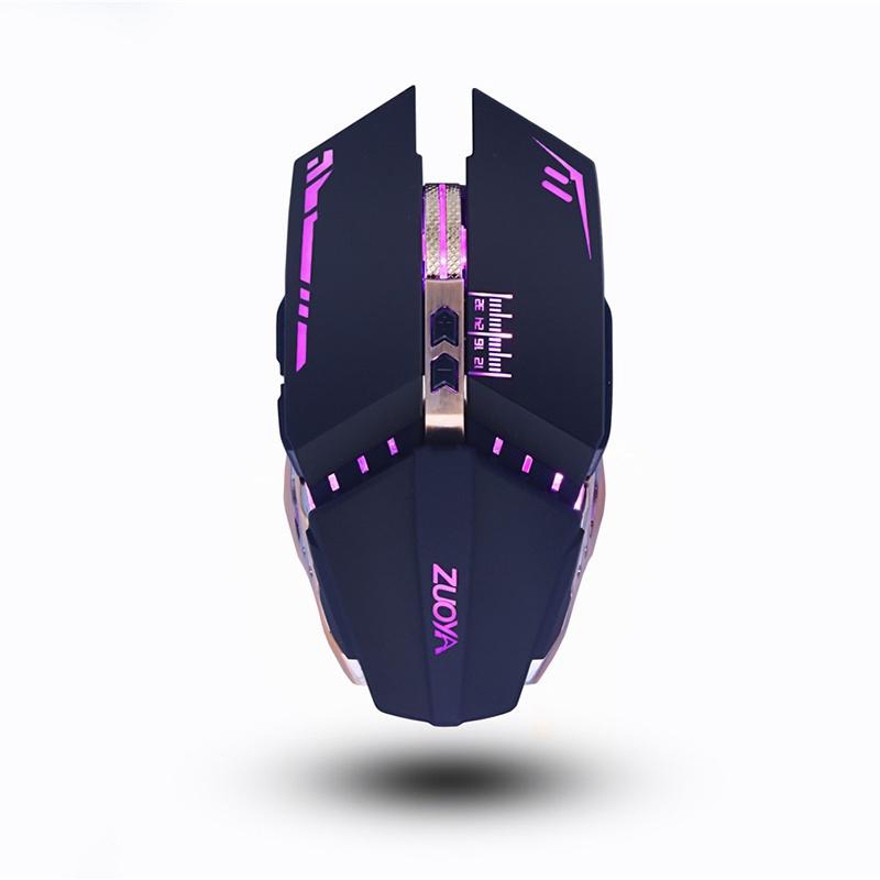 Optical 8 Button  4000DPI Breathing LED Backlit USB Wired Gaming Mouse