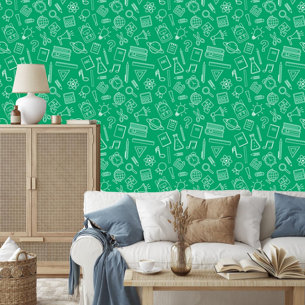 Wallpaper School Supplies Sea, Sea Center 50x1000