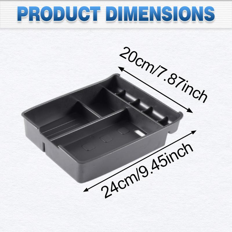 Car Center Console Organizer Tray Armrest Storage Box ABS For Toyota Highlander Kluger 2008 2009 2010 2011 2012 2013