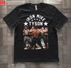 Lustiges Schwarzes Konfrontations Herren T-Shirt Iron Mike Tyson Jubiläum Baumwolle Rundhals Kurzarm T-Shirt Neue Größen S3XL