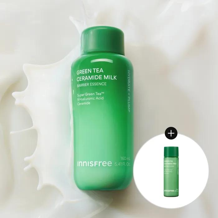 Green Tea Ceramide Milk Essence 160mL + 1 x 25mL