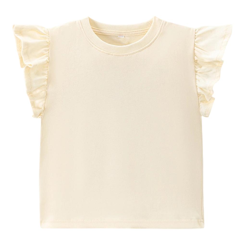 Children's Casual Short-sleeved Printed Round Neck Fashionable T-shirt Top