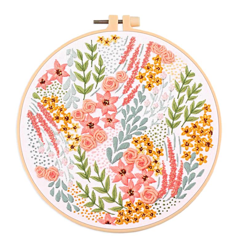 

1комплект квіткової вишивки, ручної вишивки, вишивки Hua Tuan, розтяжки.