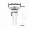 Toilet Push Button Flush Replacement Dual Toilet Flush Button Round Head For 38/48/58mm Bathroom Toilet Water Tank Repair