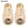 2x R32/R22/R410a Schnellkupplungsadapter 5/16-SAE F auf 1/4-SAE Klimaanlagen