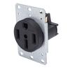 50A Recessed Power Outlet 4 Prong Grounded Flush Mount Receptacle for Camping Car Travel Generator