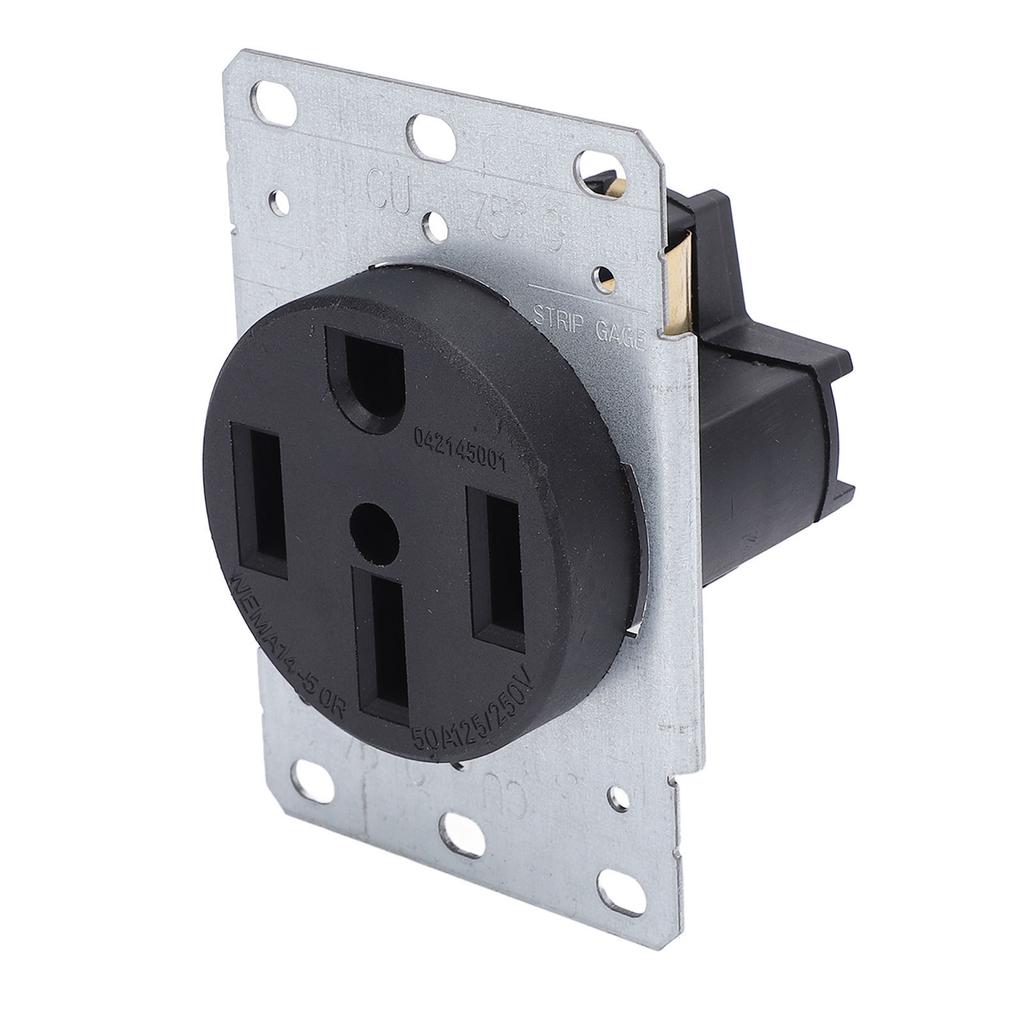 50A Einbau-Steckdose 4-polig geerdet Unterputz-Steckdose für Campingwagen Reisen Generator