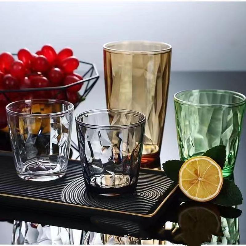 Pc Drinking Cups Shatterproof Heat Resistant Shatter-Resistant Rinsing Cup For Home Kitchen Office Use
