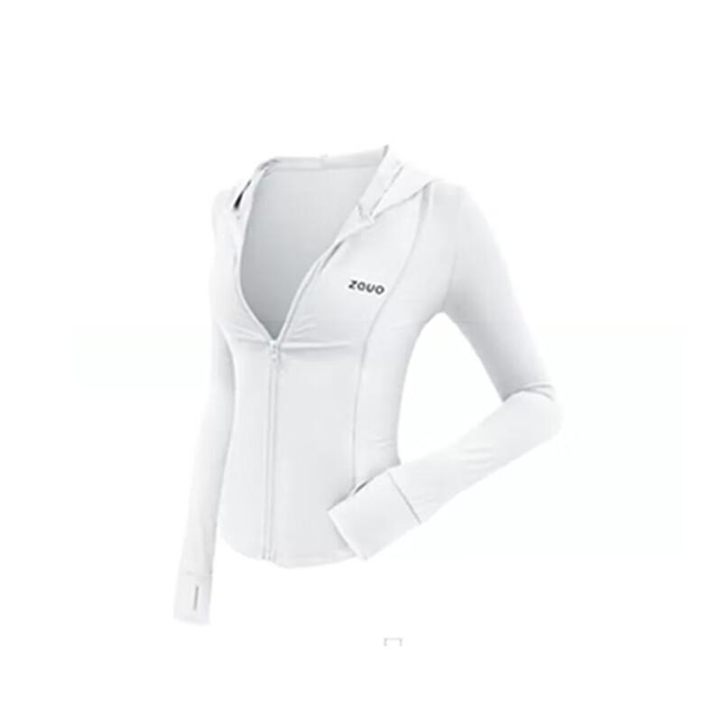 Zauo Breathable Ice-Feel Slim-Fit Sun Protection Jacket L