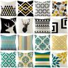 Nordic Geometric Abstract Series Polyester Printed Pillow Cover Sofa Cushion Cover Home Furnishing
