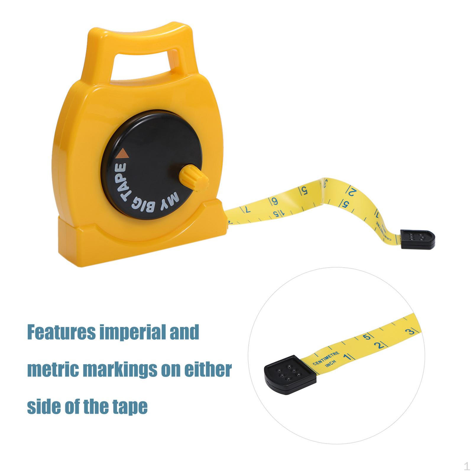 

Kids Measuring Tape Toy Measure Tool Bright Color Portable Children Learning Tapeline Centimeter
