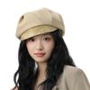 Leather Hunting UV Slimming Plain G0171 [Karsaer] Women's Casquette, Autumn/Winter Hat, Brim, Cap, Warm, Windproof, Protection, Effect, Stylish,