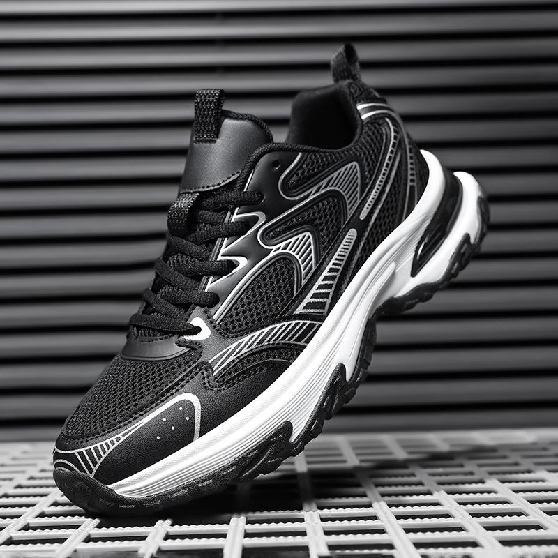 Mens Athletic Shoes Airy Mesh Upper Heightening Thick Bottom Daily Athletic Shoes Shoe Summertime Fall Winter Springtime Seasonal Wear
